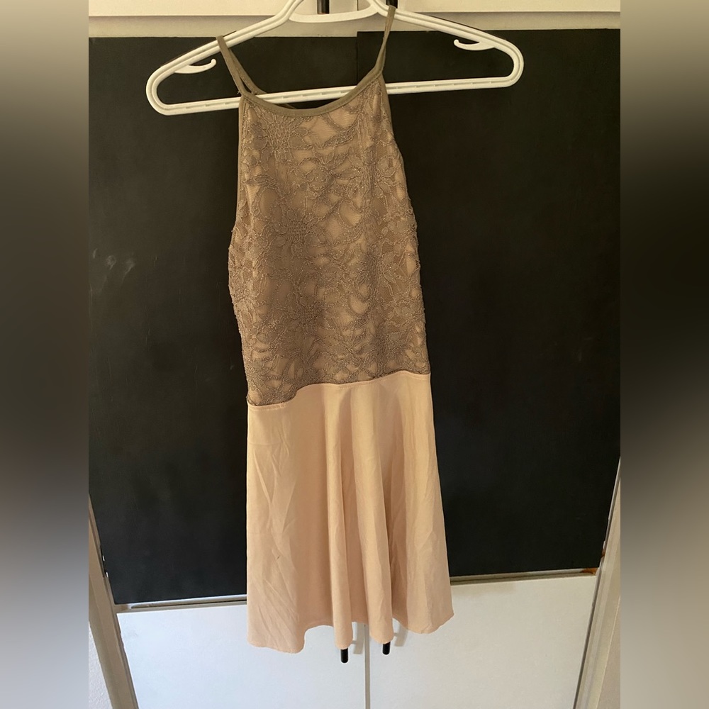 Emerald Sundae Juniors Lace Tiered‎ Skater Dress Size Large.